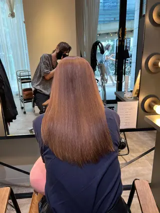 ロング カラー 髪質改善ストレート Kantaのヘアスタイル