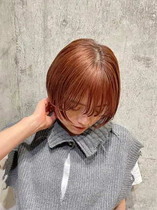 ショート カラー 🪞きら艶ロング カラー🩶 azuのヘアスタイル