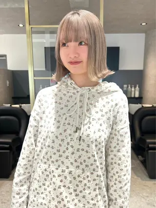 ミディアム AI TOKYO　S所属・mizuki 【韓国レイヤー】のヘアスタイル