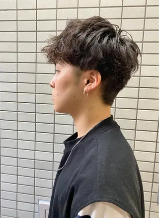パーマ メンズ コマツリサ ROCCO eastのヘアスタイル