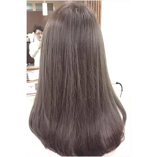 セミロング カラー パーソナルカラー診断 できます　木曽　主博のヘアスタイル