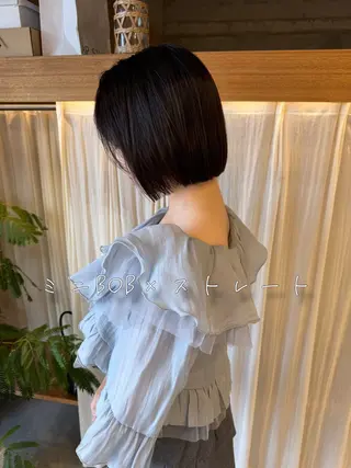 ミディアム レイヤー/ボブパーマ /垢抜け/タクミのヘアスタイル