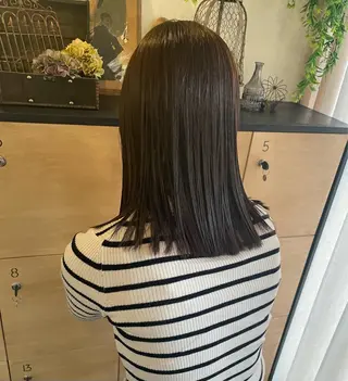 セミロング カラー モテるブラウンカラー の達人Tomoyaのヘアスタイル