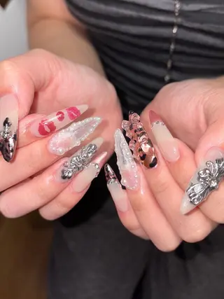 ネイル ⟡.·coco⟡.· 2月予約受付中のネイルデザイン