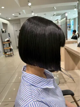 ミディアム カラー 🍒カラー/縮毛🍒 こばるのヘアスタイル