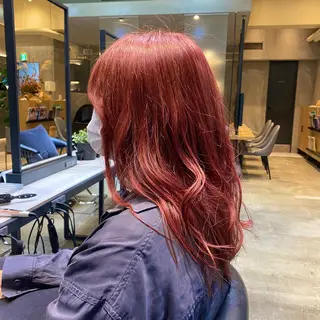 セミロング ボブ・レイヤー 田中 励也のヘアスタイル