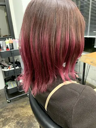 ショート カラー メンズパーマ メンズ特化ryoのヘアスタイル