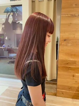 ロング カラー 🌸shuka／艶髪 ／ハイトーン/新宿のヘアスタイル