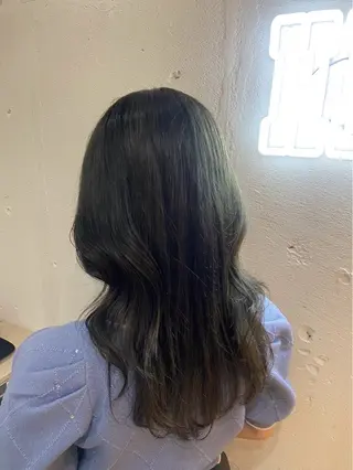 セミロング 田中 志織のヘアスタイル