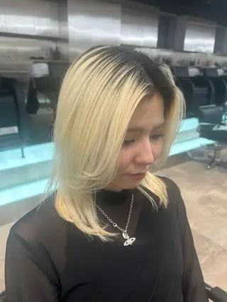 セミロング fifth 安次富　泰雅のヘアスタイル