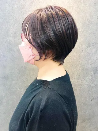 ショート 所渉/韓国レイヤー /ウルフカットのヘアスタイル