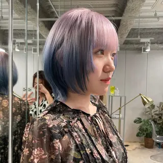 ショート カラー 花香竜太/エクステ /ハイトーンカラーのヘアスタイル