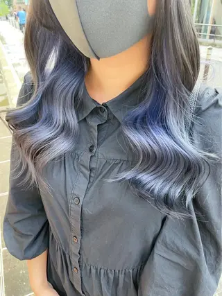 ロング カラー ヘアアレンジ Bob＆ハイトーン 専門家CHIHIROのヘアスタイル