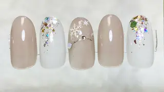 ネイル うる艶/透明感 Rirashaのネイルデザイン