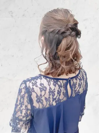 ミディアム ヘアアレンジ Blue所属・透明感カラー 🫰🏻💗 高橋舞のその他イメージ