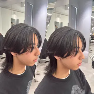 メンズ R/🤎 パーマ&ブリーチ🔥のヘアスタイル