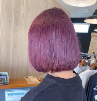 ミディアム カラー 韓国レイヤー髪質改善 💫Tomoya💫のヘアスタイル