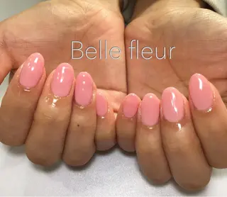 ミディアム ネイル Belle fleurのネイルデザイン