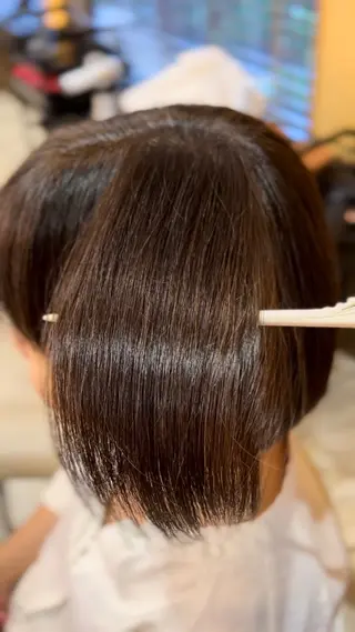 ショート 縮毛矯正/髪質改善 飯田公祐のヘアスタイル