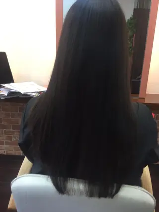 ロング パーマ 桧山 真のヘアスタイル