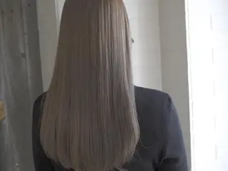 ロング カラー パーマ ヘアアレンジ メンズ メンズハイトーン メンズバレイヤージュのヘアスタイル