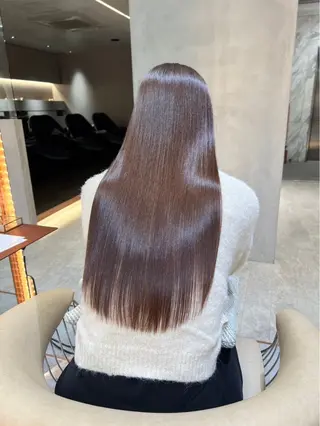 ロング カラー パーマ 仙台Ｉ韓国レイヤー Ｉ髪質改善Ｉ伊藤拓海のヘアスタイル