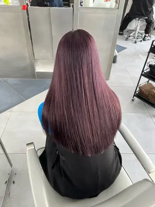 ロング カラー ヘアアレンジ ハイトーン/透明感/ レイヤー/かずや🦁のヘアスタイル