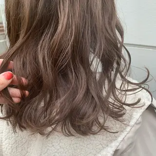 ロング カラー ヘアアレンジ サナ🌱 切りっぱなしボブのヘアスタイル