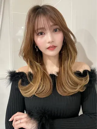 ロング カラー ♡ yuka♡のヘアスタイル