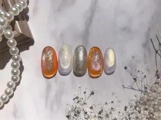 ネイル ネイルPetit Ribbonのネイルデザイン