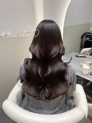 ロング カラー 🩷韓国ヘア/ヨシン モリ🩷Maikaのヘアスタイル