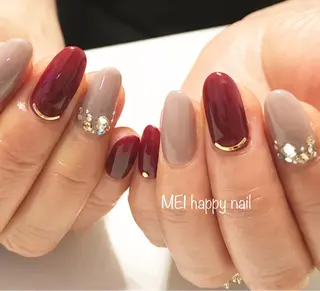 ネイル 北浦和 自爪育成ケアのネイルデザイン