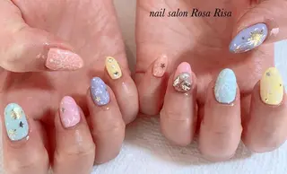 ミディアム ネイル ネイルスタジオ シェイクユアハンズのネイルデザイン