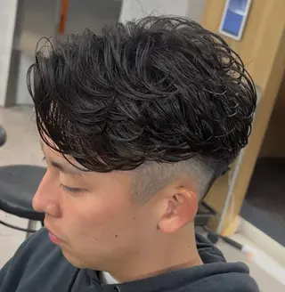 ショート カラー パーマ 福井祥太／海外風 /プードルパーマのヘアスタイル