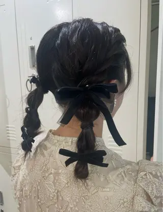 セミロング 横浜/艶髪/アレンジ FACE。ゆのんのヘアスタイル