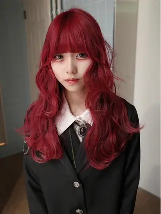 ロング カラー 原宿ハイトーンカラー 🥑/aimuのヘアスタイル