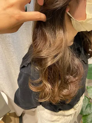ロング カラー 🕊顔まわりカット /インナーカラー🕊のヘアスタイル