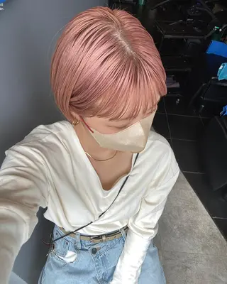 カラー 顔まわりカット/艶髪 カラー✨けいとのヘアスタイル