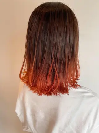 ミディアム カラー 菅 翔太のヘアスタイル