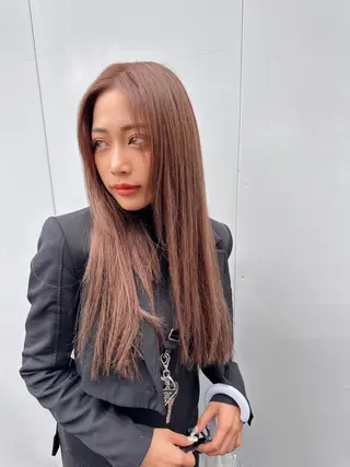 ロング カラー レイヤー/ウルフ ハイトーンhiroのヘアスタイル