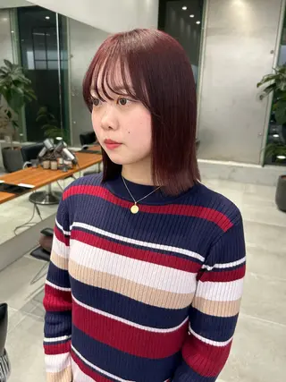 ミディアム カラー 透明感ハイトーン/ レイヤー/セイナのマツエク・マツパデザイン