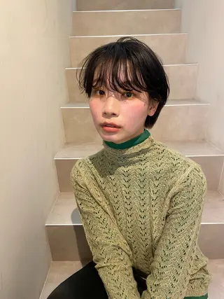 ショート 原田 梓未のヘアスタイル