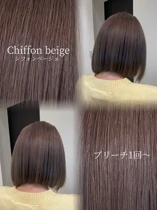 ミディアム 銀座/前髪顔まわり/ 透明感カラー/danのヘアスタイル