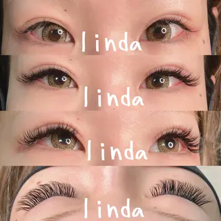 マツエク・マツパ linda lashesのマツエク・マツパデザイン