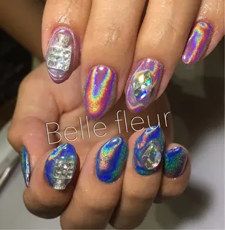 ロング ネイル Belle fleurのネイルデザイン