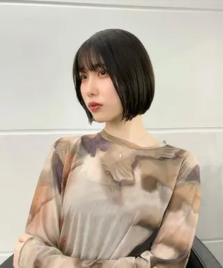 ショート モテヘア/グレージュ /ボブ/前原汐🎐のヘアスタイル