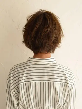 ショート カラー パーマ ショート/ボブ オオタダイスケのヘアスタイル