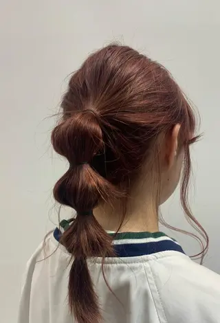 セミロング カラー ヘアアレンジ REONA🪽✨ 日常に馴染む髪🫧のヘアスタイル