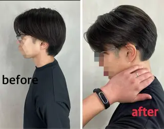 メンズ ウルフ・ハイレイヤー 🌟ナカノ・ユウヤのヘアスタイル