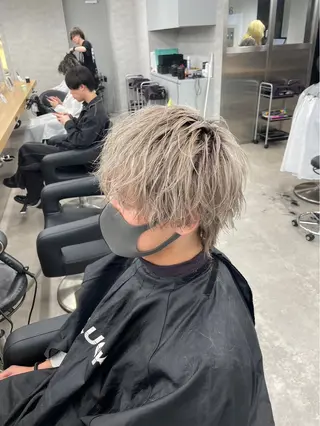 カラー ヘアアレンジ メンズ 川合 智之のヘアスタイル